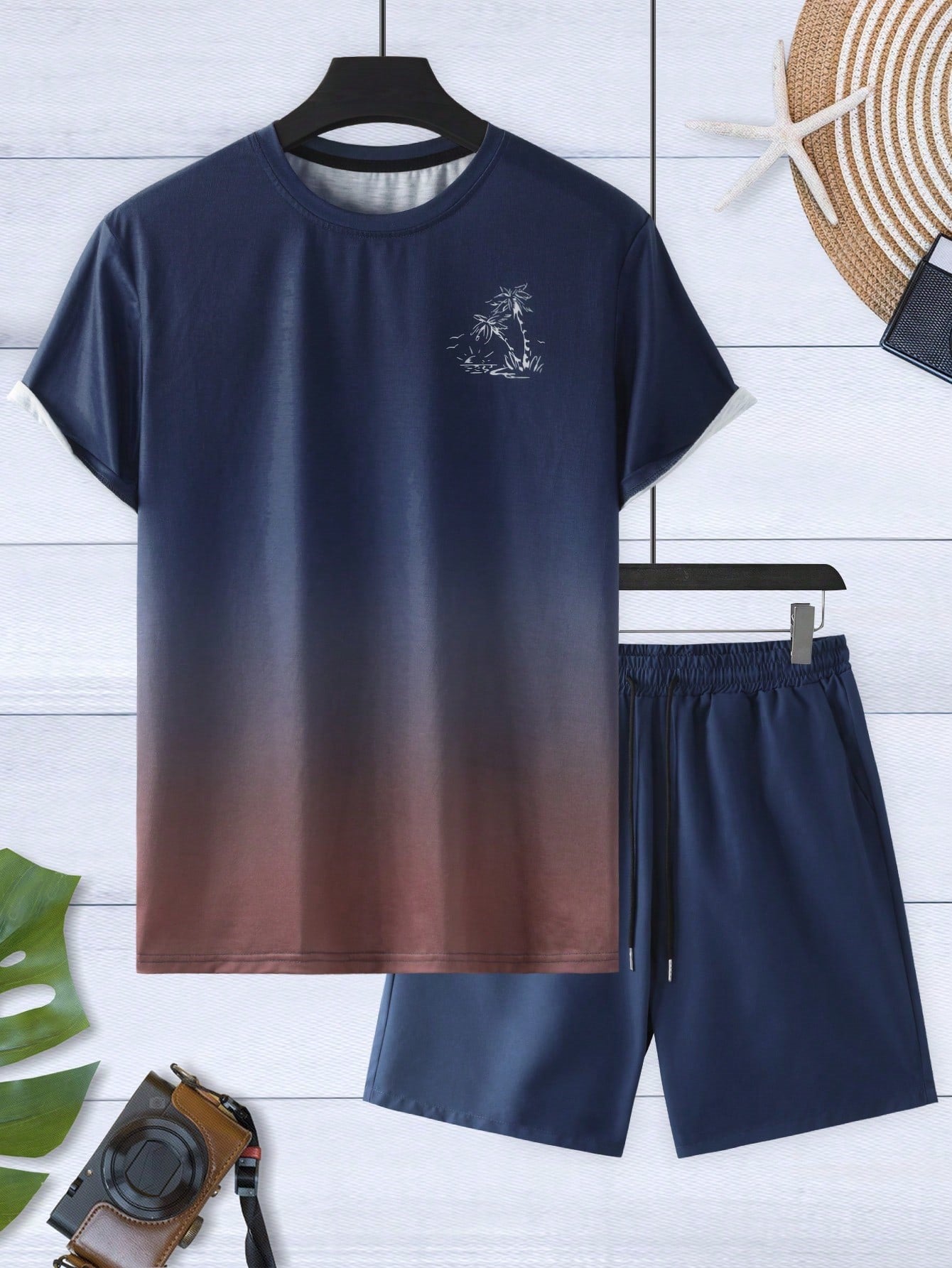 Conjunto casual minimalista para hombre.