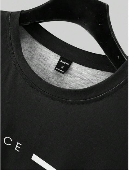 "LEGND – Set para hombre de camiseta y shorts con diseño sencillo y moderno"